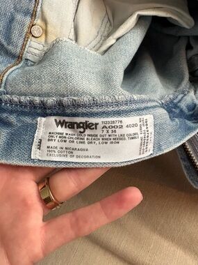 Wrangler Light Blue Denim jeans with Faded Wash